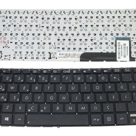 Notespare Asus Eee PC F201E F201E Siyah Türkçe Uyumlu Laptop Klavye