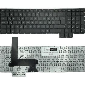 Notespare Asus G750JZ-T4047H G750JZ-T4075H Siyah Türkçe Uyumlu Laptop Klavye