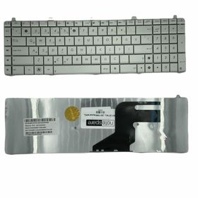 Notespare Asus KNB0-7200UI0011373006495 Gümüş Türkçe Uyumlu Laptop Klavye