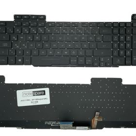 Notespare Asus Rog 0KRN0-6612TU00 TR Türkçe Işıklı Siyah Uyumlu Laptop Klavye