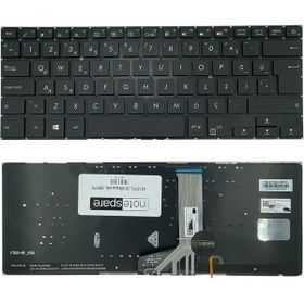 Notespare Asus Vivobook S14 ASM17G3 S14 ASM17G336TQJG50 R1.0 TR Işıklı Siyah Notebook Klavye