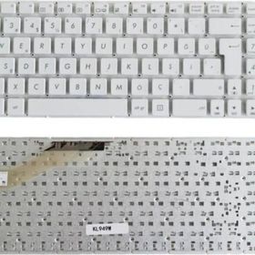 Notespare Asus X540LA-XX037T X540LA-XX265D Beyaz Türkçe Uyumlu Laptop Klavye