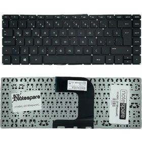 Notespare HP 858082-001 858082-141 Siyah Türkçe Uyumlu Laptop Klavye