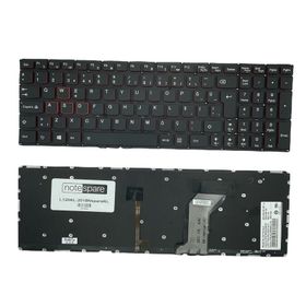 Notespare Lenovo Flex 3-1570 Flex 3-1580 Siyah Türkçe Uyumlu Laptop Klavye