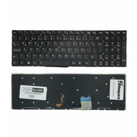 Notespare Lenovo Ideapad Y7080 Y70-80 Türkçe Işıklı Siyah Uyumlu Laptop Klavye