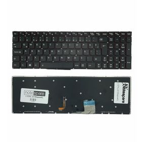 Notespare Lenovo Ideapad Y7080 Y70-80 Türkçe Işıklı Siyah Uyumlu Laptop Klavye