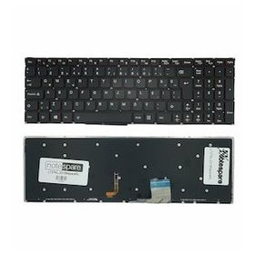 Notespare Lenovo Ideapad Y7080 Y70-80 Türkçe Işıklı Siyah Uyumlu Laptop Klavye
