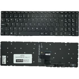 Notespare Lenovo NSK-BV0SN 0T NSK-BV2SN 0T Işıklı Siyah Türkçe Uyumlu Laptop Klavye