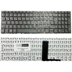 Notespare Lenovo V155-15API 81V5001RTX Uyumlu Power Tuşsuz Füme Klavye