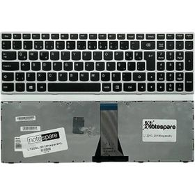 Notespare Lenovo Z50-75 80KC00BVUS Gri Türkçe Uyumlu Laptop Klavye