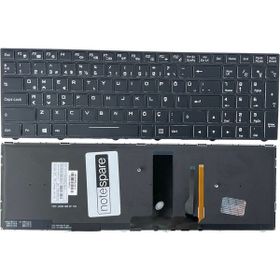 Notespare Monster Tulpar T7 V13.1 Uyumlu Işıklı Siyah Klavye