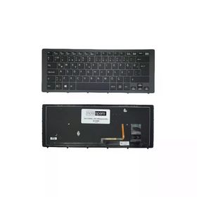 Notespare Sony Vaio SVF15N1L2ES SVF15N1M2R SVF15N1N2E TR Işıklı Siyah Notebook Klavye