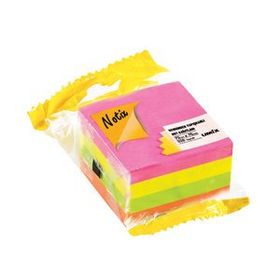 Notix Neon 4 Renk Kup 320 Yaprak 75x75 Asmalı Not Kağıdı