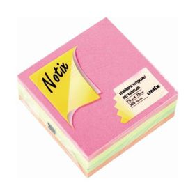 Notix Neon 4 Renk Kup 320 Yaprak 75x75 Asmalı Not Kağıdı