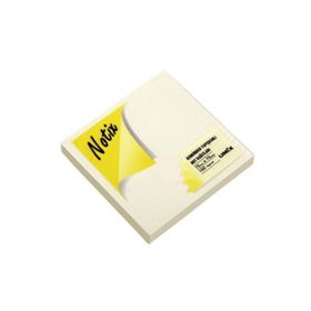 Notix Pastel Sarı 100 Yaprak 75x75 Asmalı Yapışkanlı Not Kağıdı