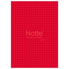 Notte 10-233 Dikişli Plastik Kapak A4 Point 100 Yaprak Kareli Defter