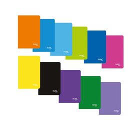 Notte 10-352 Dikişli Plastik Kapak A4 Trend 80 Yaprak Kareli Defter