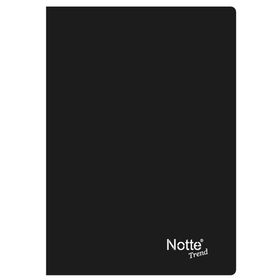 Notte 10-352 Dikişli Plastik Kapak A4 Trend 80 Yaprak Kareli Defter