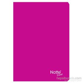 Notte 10351P Pembe Plastik Kapak A4 Kareli 60 Yaprak Defter