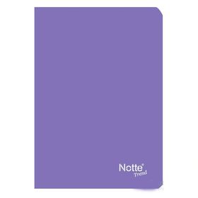 Notte 10356M Mor Plastik Kapak A4 Çizgili 60 Yaprak Defter