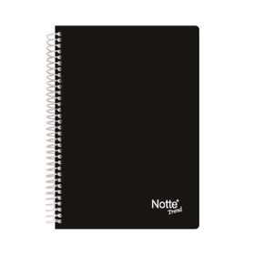 Notte 60-351 Spiralli Plastik Kapak A4 Trend 60 Yaprak Kareli Defter