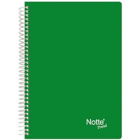 Notte 60-361 Spiralli Plastik Kapak A4 Trend 120 Yaprak Kareli Defter