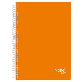 Notte 60-367 Spiralli Plastik Kapak A4 Trend 160 Yaprak Çizgili Defter