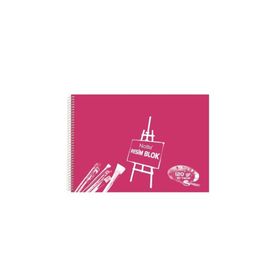 Notte 63-152 Spiralli Plastik Kapak 25x35 cm 30 Yaprak Resim Defteri