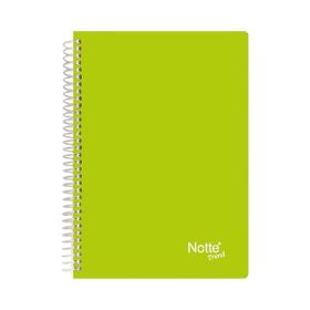 Notte Dikişli Plastik Kapak A5 Trend 100 Yaprak Çizgili Defter