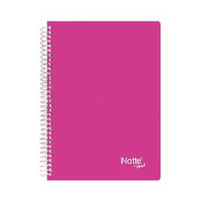 Notte Spiralli Plastik Kapak A4 Trend 160 Yaprak Kareli Defter
