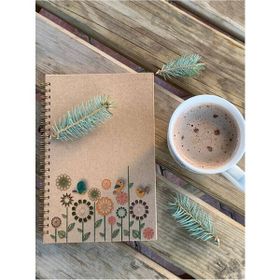 Notyaz Paste Notes Ciltli Kraft Sert Kapaklı Spiralli Defter