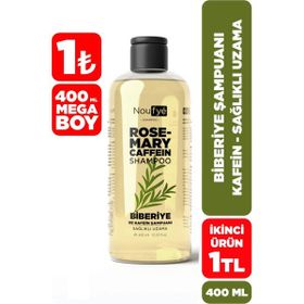 Noufye Biberiye Anti Dökülme ve Sağlıklı Uzayan Saç Kafein Keratin ve Provitamin B5 400 ml Şampuan