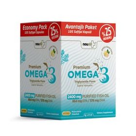 Nouplus Premium Omega 3 105 Kapsül Balık Yağı