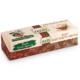 Noura Natural 22 Adet Demlik Poşet Tarçınlı Siyah Çay