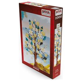 Nova 1000 Parça Altın Sarısı Ağaç Puzzle