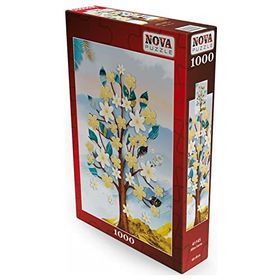 Nova 1000 Parça Altın Sarısı Ağaç Puzzle