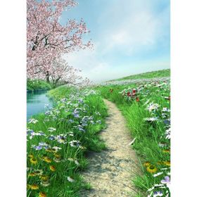 Nova 1000 Parça Çiçekli Patika Yol Huzura Yolculuk Puzzle