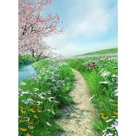 Nova 1000 Parça Çiçekli Patika Yol Huzura Yolculuk Puzzle