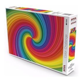 Nova 1000 Parça Gökkuşağı Girdabı Spiral Puzzle