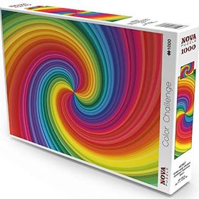 Nova 1000 Parça Gökkuşağı Girdabı Spiral Puzzle