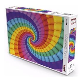 NOVA 1000 Parça Gökkuşağı Sarmalı Rengarenk Puzzle