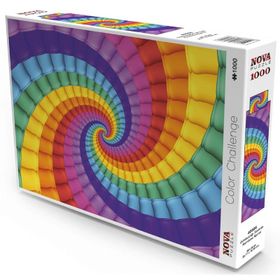 NOVA 1000 Parça Gökkuşağı Sarmalı Rengarenk Puzzle