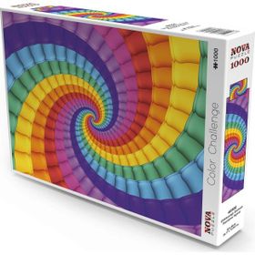 NOVA 1000 Parça Gökkuşağı Sarmalı Rengarenk Puzzle
