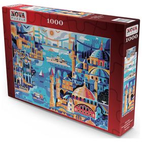 Nova 1000 Parça Panoramik İstanbul Manzarası Puzzle