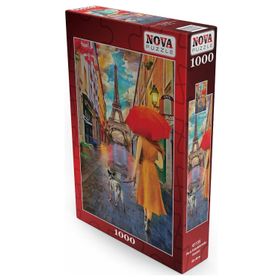 Nova 1000 Parça Paris Sokaklarında Gezinti Puzzle