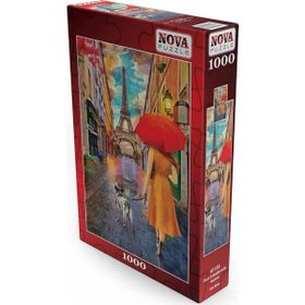 Nova 1000 Parça Paris Sokaklarında Gezinti Puzzle