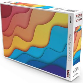 Nova 1000 Parça Renkli Dalgalar Puzzle