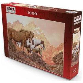 Nova 1000 Parça Vahşi Atlar Puzzle