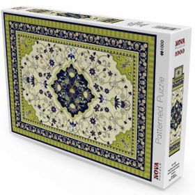Nova 1000 Parça Yeşil İran Halı Deseni Puzzle