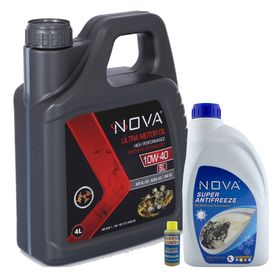 Nova 10W-40 SL 4 lt Motor Yağı + 1 lt Antifriz